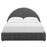 Resort Upholstered Fabric Arched Round Platform Bed