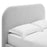 Keynote Upholstered Fabric Curved Platform Bed