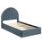 Solana Arched Performance Velvet Platform Bed
