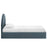Solana Arched Performance Velvet Platform Bed
