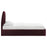 Solana Arched Performance Velvet Platform Bed