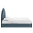 Solana Arched Performance Velvet Platform Bed