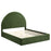 Solana Arched Performance Velvet Platform Bed