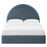 Solana Arched Performance Velvet Platform Bed