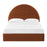 Solana Arched Performance Velvet Platform Bed