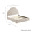 Solana Arched Performance Velvet Platform Bed