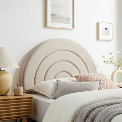 Solana Arched Performance Velvet Headboard
