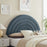 Solana Arched Performance Velvet Headboard