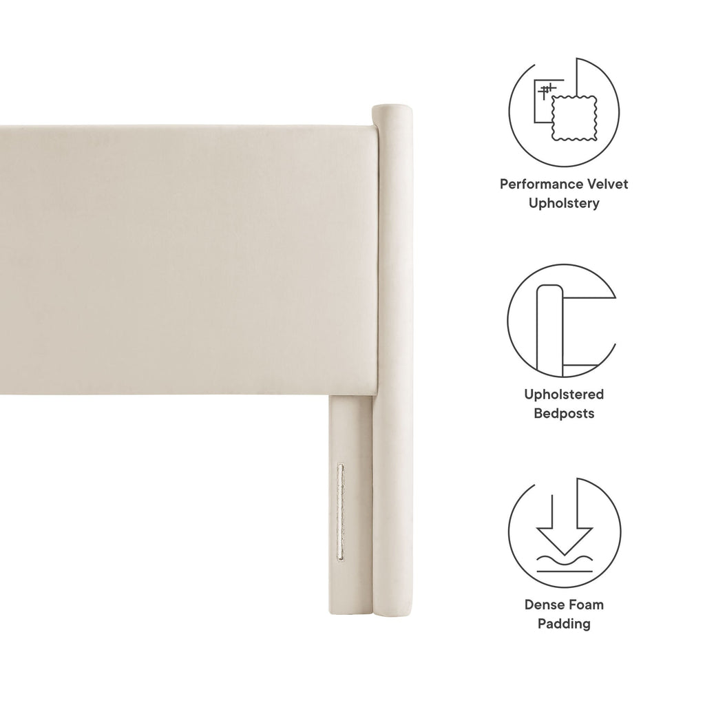 Rael Performance Velvet Headboard