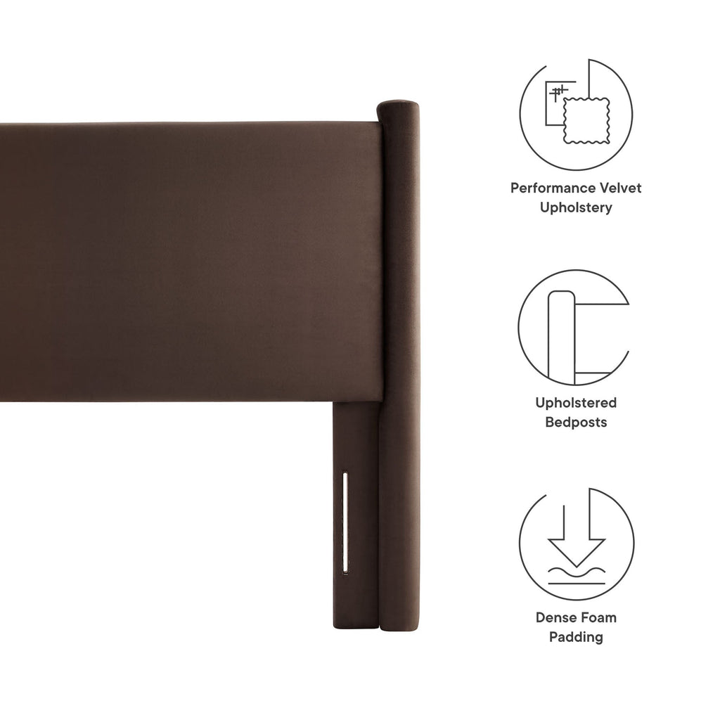 Rael Performance Velvet Headboard