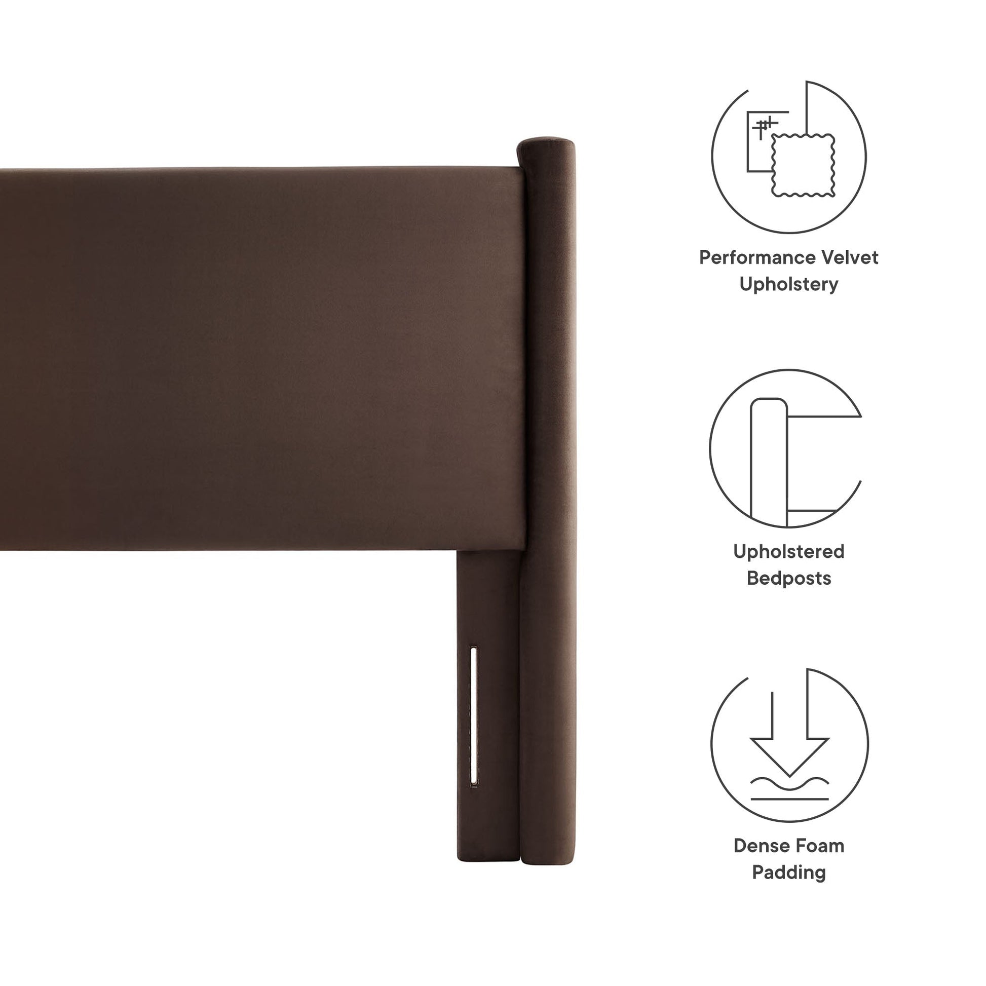 Rael Performance Velvet Headboard