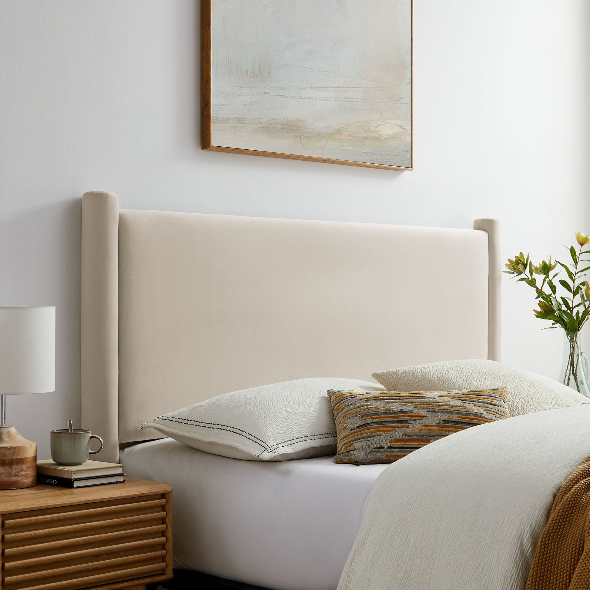 Rael Performance Velvet Headboard