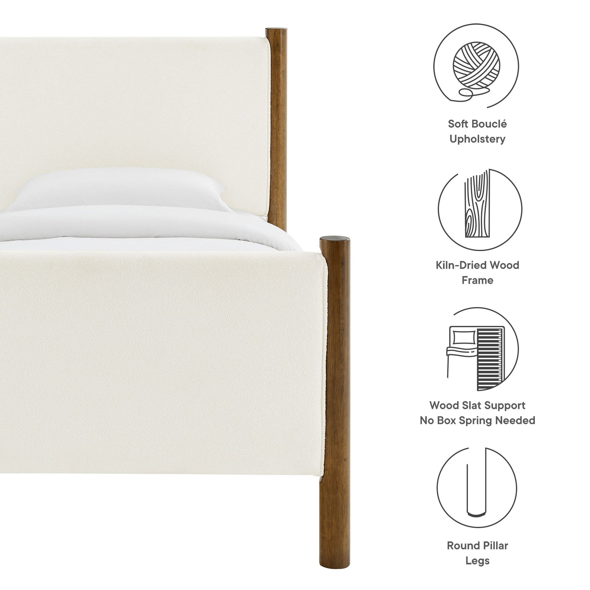 Maven Upholstered Platform Bed