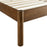Olea Channel Tufted Boucle Solid Wood Platform Bed