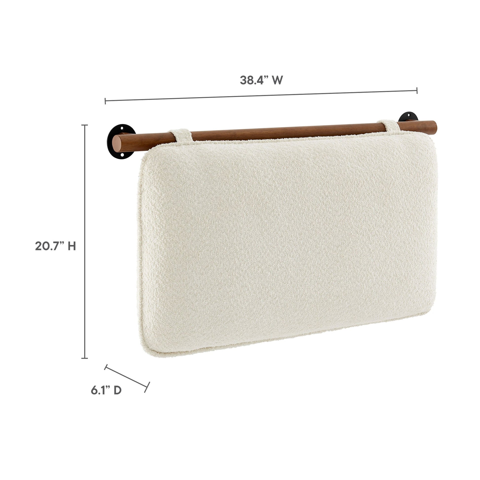 Anela Wall-Mounted Upholstered Headboard