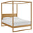 Alva Wood Canopy Platform Bed