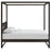 Alva Wood Canopy Platform Bed