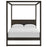 Alva Wood Canopy Platform Bed