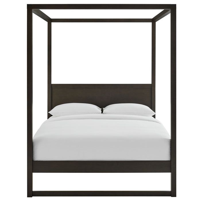 Alva Wood Canopy Platform Bed