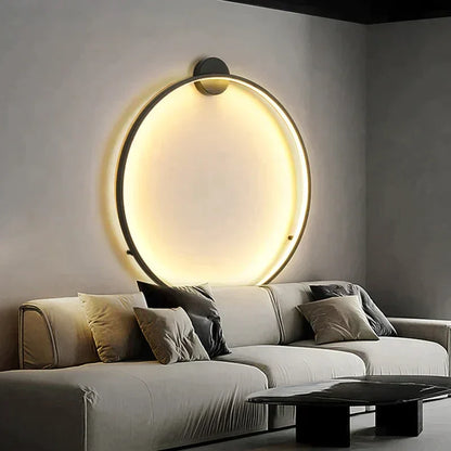 Round Wall Light Minimalist & Soft Glow