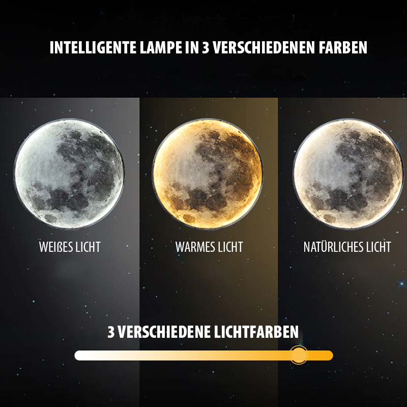 Moonlamp  Adjustable 3-Color Wall Light