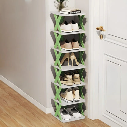 Space-Saving Shoe Rack, Foldable Design