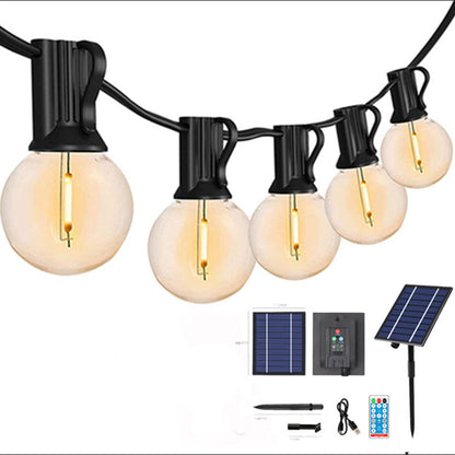 Outdoor Lighting, Ambiant Solar Bulb String Lights, Decorative Illumination
