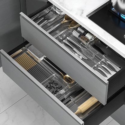 Adjustable Drawer Organizer Space-Saving Kitchen Insert