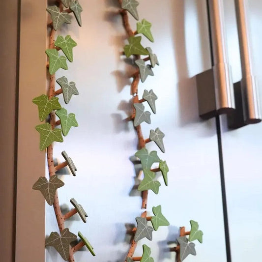 Artistic Refrigerator Magnet, Ivy Design