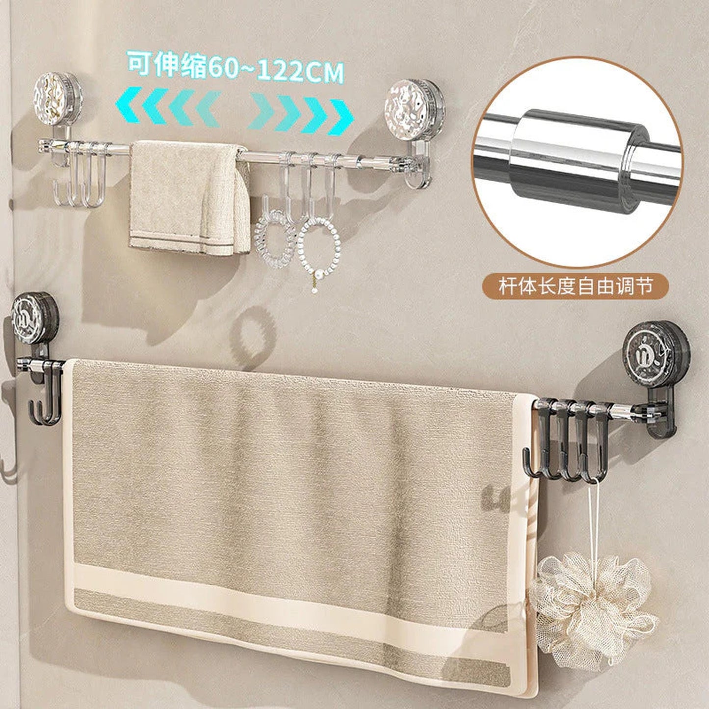 Versatile Wall Mount, No Drilling Required