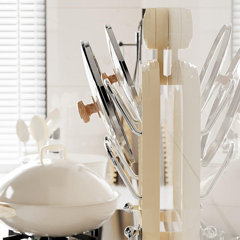 Versatile Pot Lid Organizer, Space-Saving