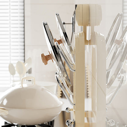 Versatile Pot Lid Organizer, Space-Saving