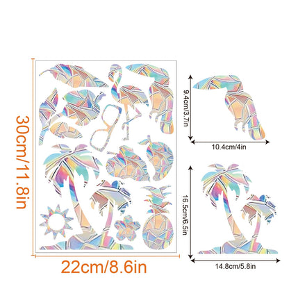 Vibrant Window Decor, Colorful Design