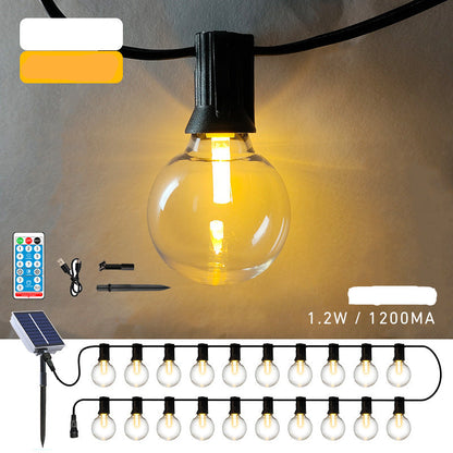 Outdoor Lighting, Ambiant Solar Bulb String Lights, Decorative Illumination