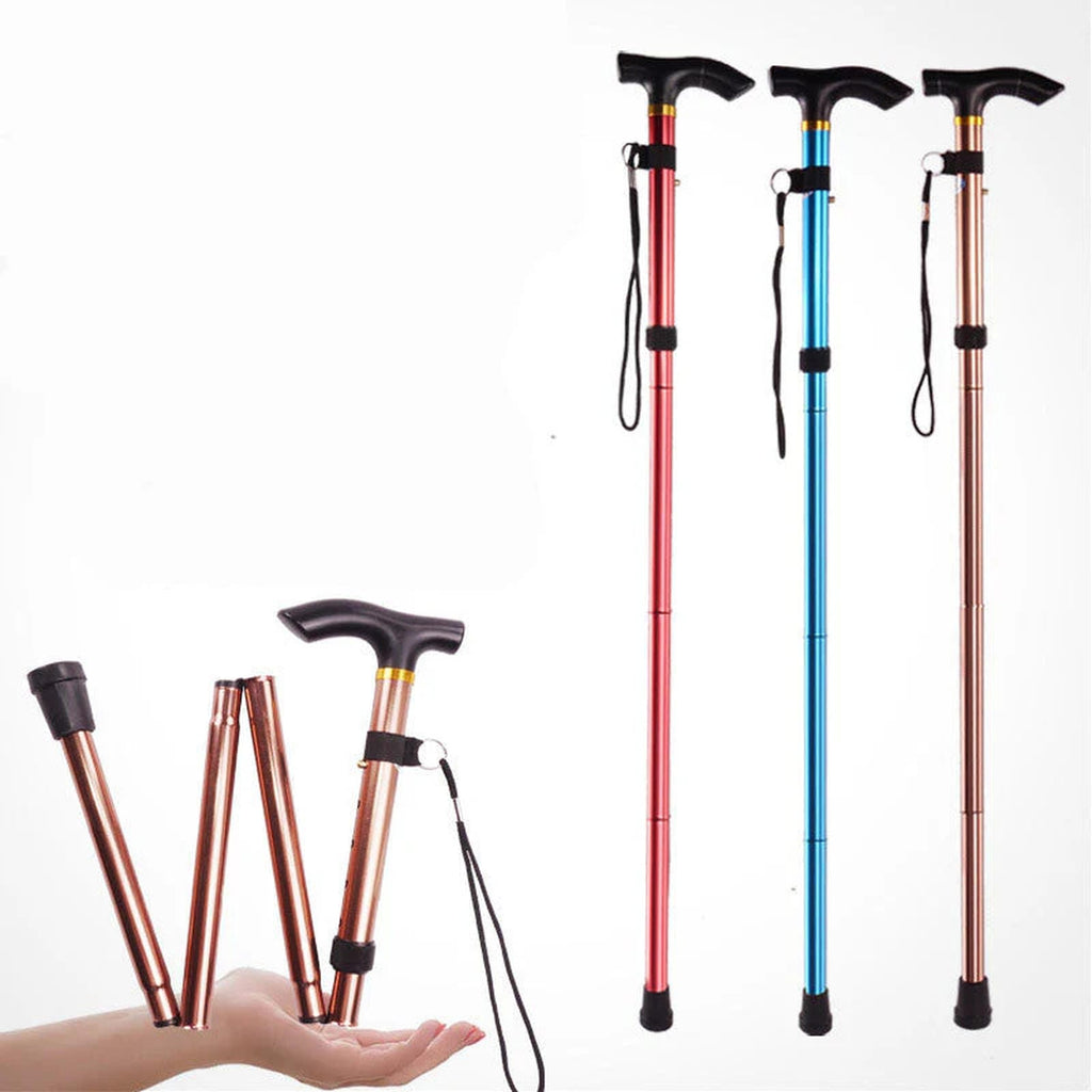 Compact Folding Walking Stick, User-Friendly