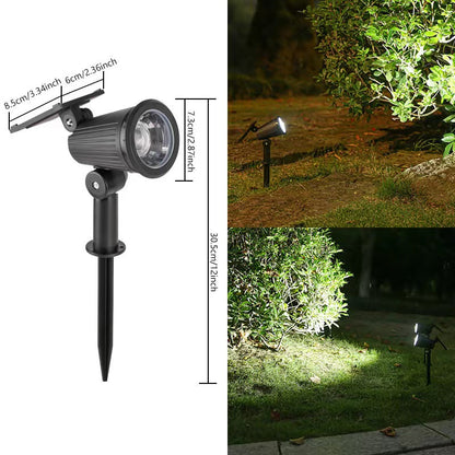 Brightness-Enhanced Solar Spotlight, Garden Illumination