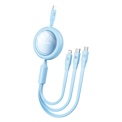 Versatile 3-in-1 Charging Cable, Efficient Design