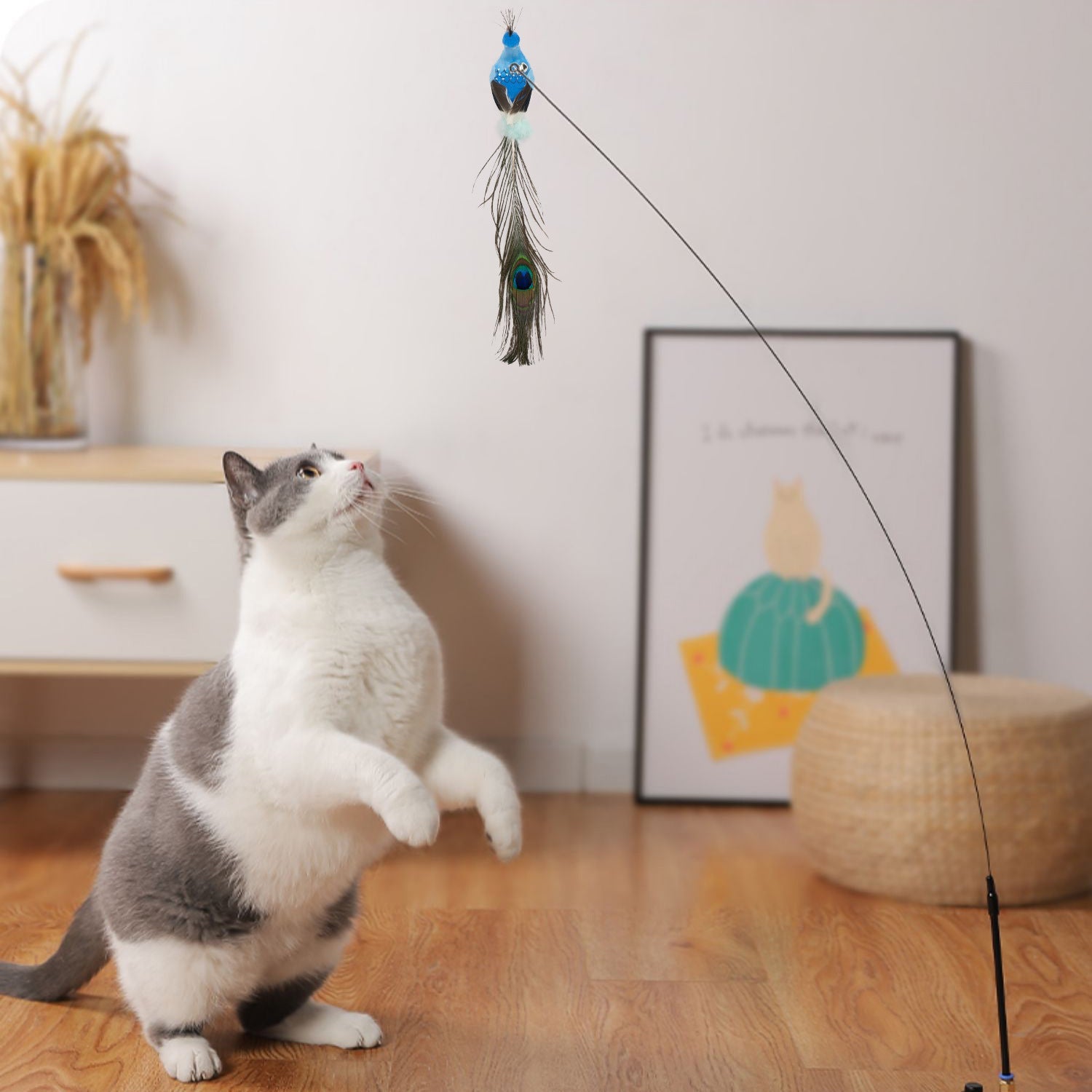 Interactive Bird Cat Toy, Engaging and Stimulating