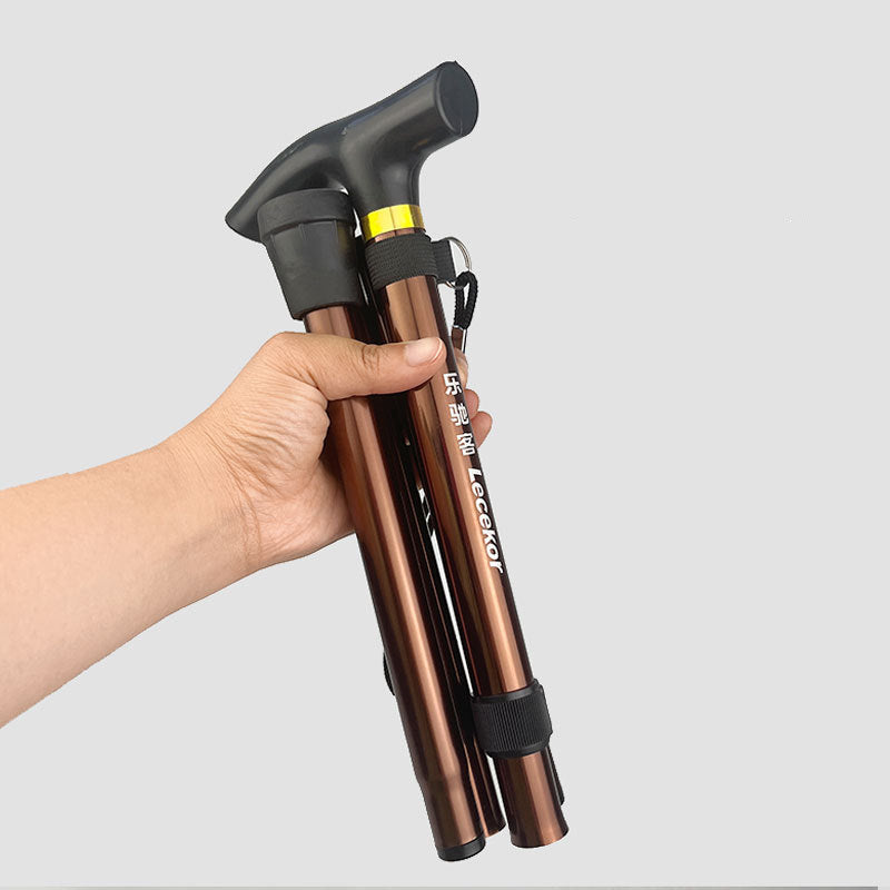 Compact Folding Walking Stick, User-Friendly
