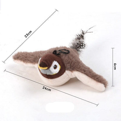 Fluttering Feather Cat Toy, Interactive Play