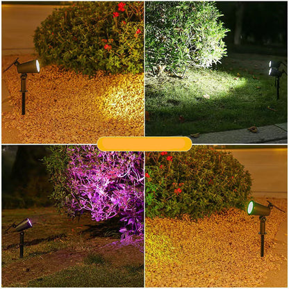 Brightness-Enhanced Solar Spotlight, Garden Illumination