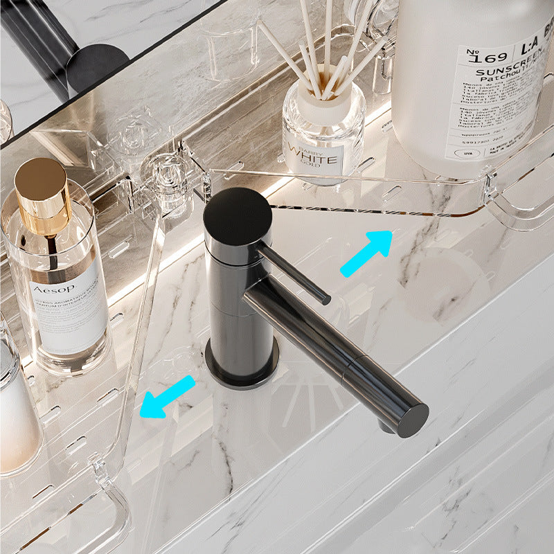 Compact Bathroom Shelf, Foldable Design