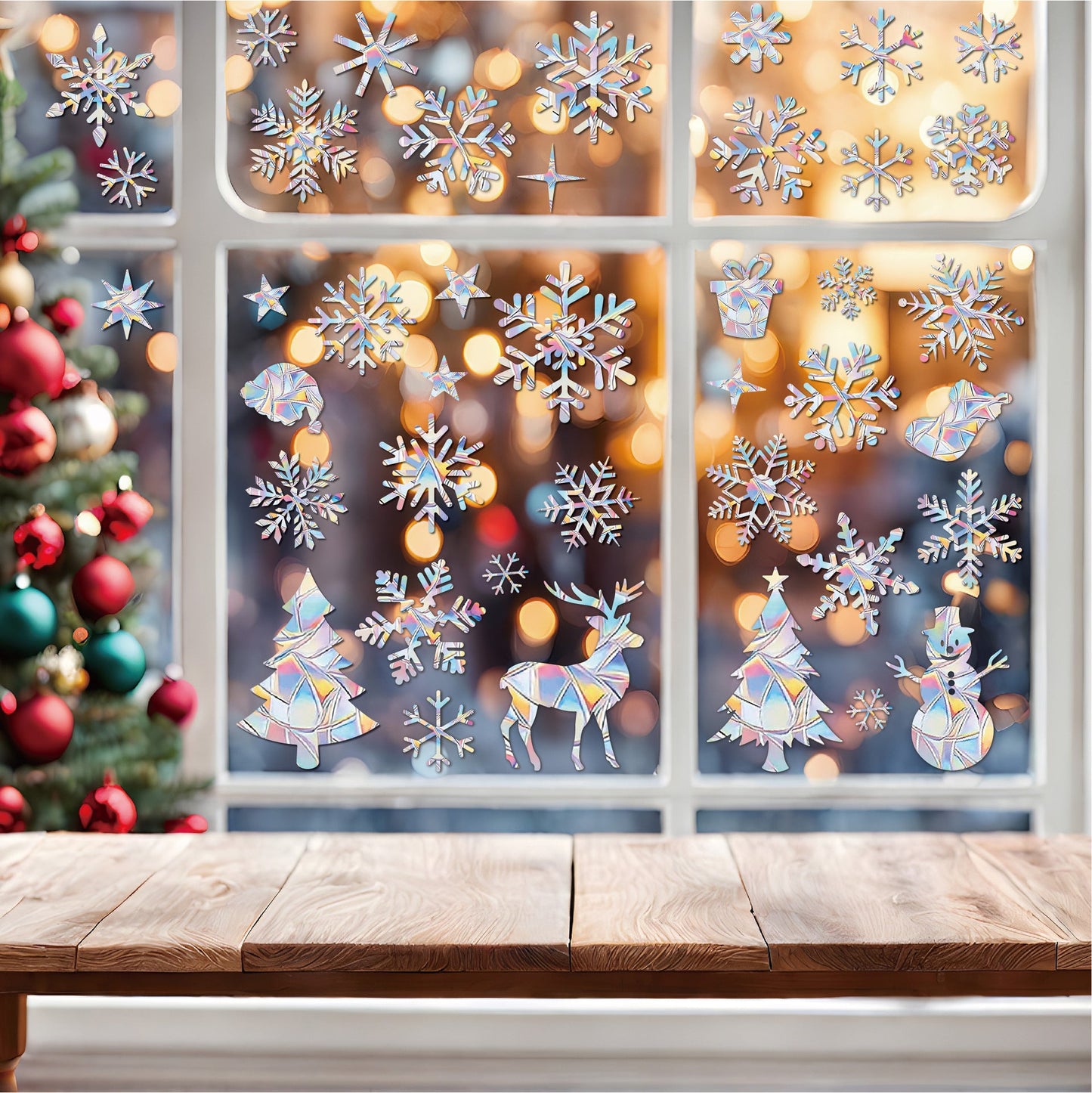 Vibrant Window Decor, Colorful Design