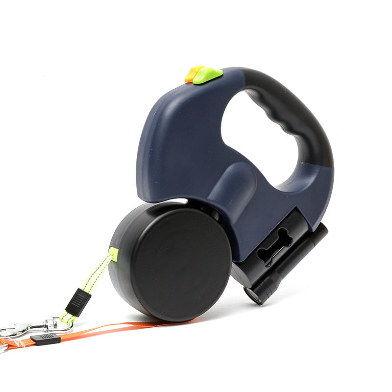 Practical Double Dog Leash, Anti-Tangle Design
