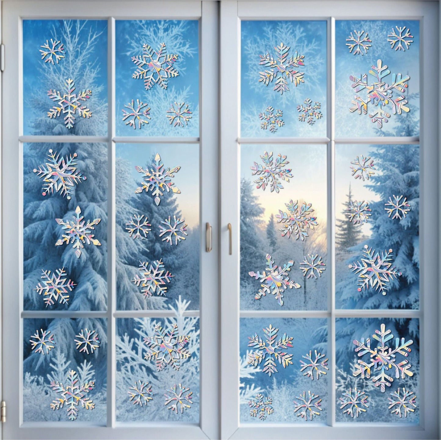 Vibrant Window Decor, Colorful Design