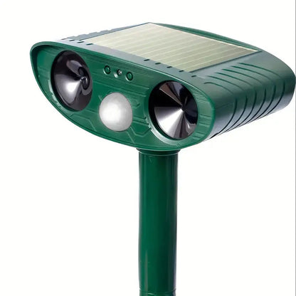 Solar-Operated Wildlife Deterrent, Ultrasonic Sound
