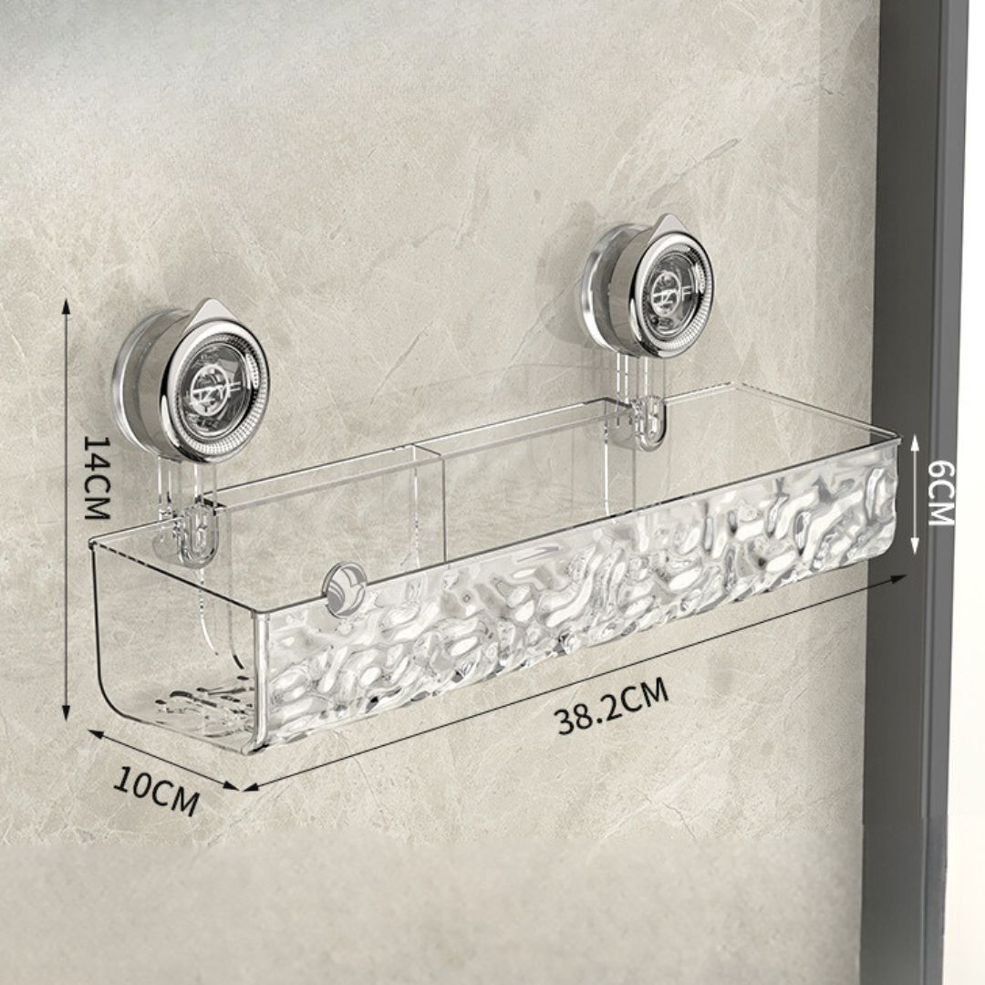 Corner Shelf Organizer, Suction Cup Design