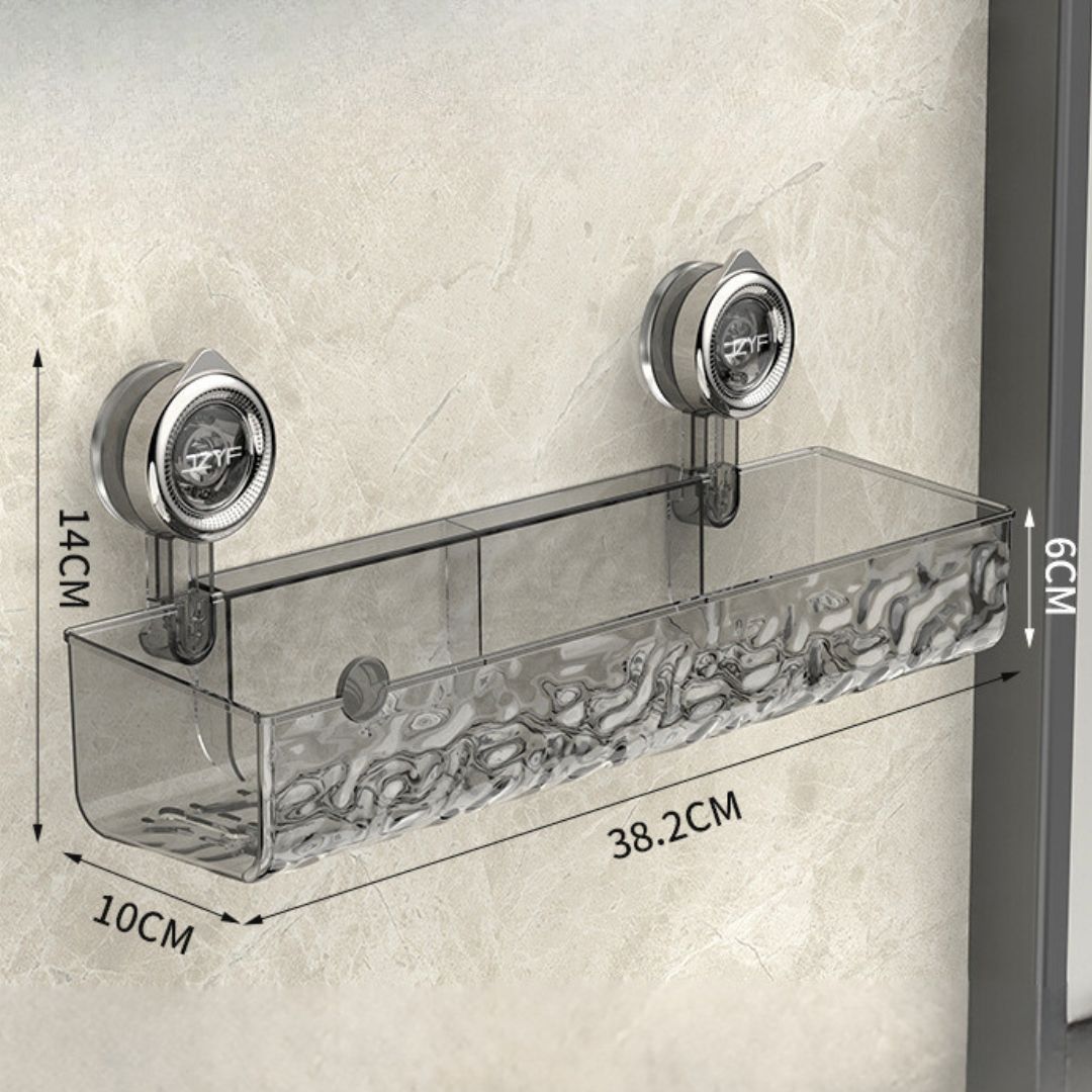 Corner Shelf Organizer, Suction Cup Design
