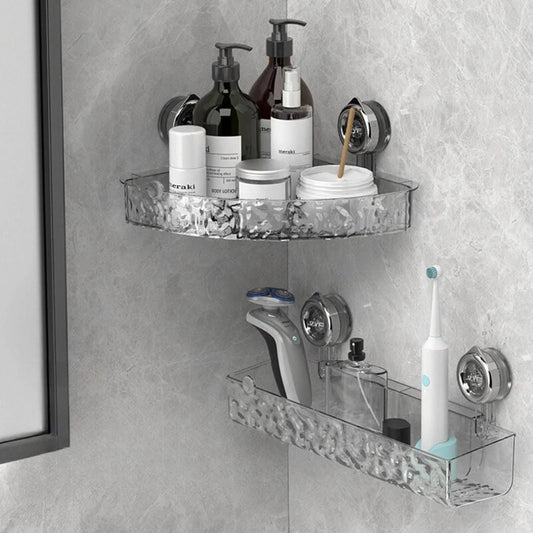 Corner Shelf Organizer, Suction Cup Design