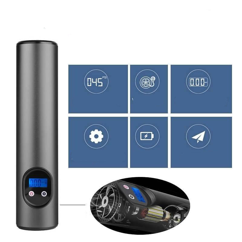 Portable Electric Air Compressor, Digital Display Enabled